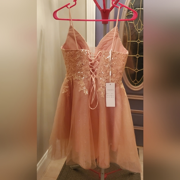 Homecoming prom pink dress - Picture 2 of 12